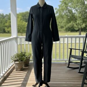New  Outerknown 100% organic cotton long sleeve black jumpsuit size M